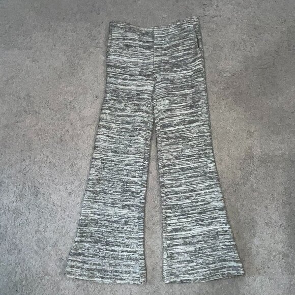 RACHEL RACHEL ROY Cream & Black Marled Flared Bootcut Slacks Trousers Pants Sz 0 - Picture 1 of 9